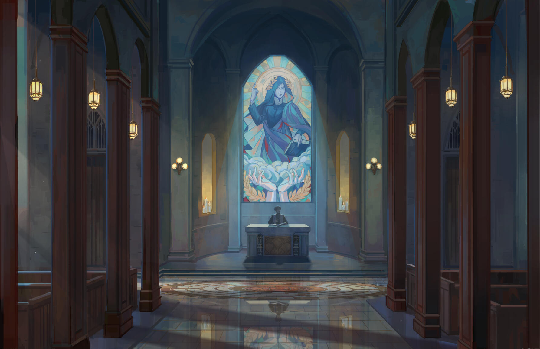 The church's hall - Personal project The church's hall - Personal project